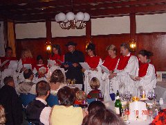 Pater Thorsten vom Fanfarenzug.