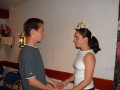 Sebastians erste Schritte im Cha Cha Cha