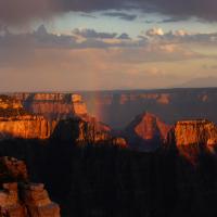 Sonnenuntergang mit Regenbogen&nbsp;(16. Aug 2013, 21:12:04)